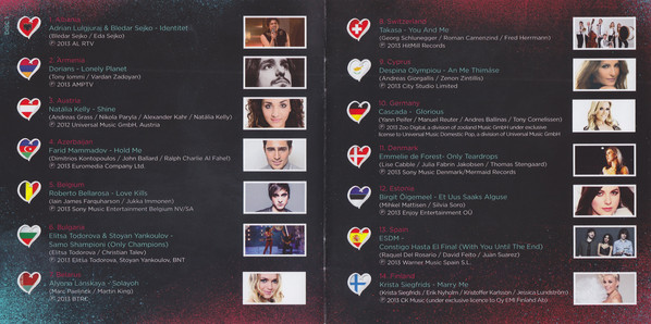 Eurovision Song Contest 2013; Malmo we Are One : Booklet 1